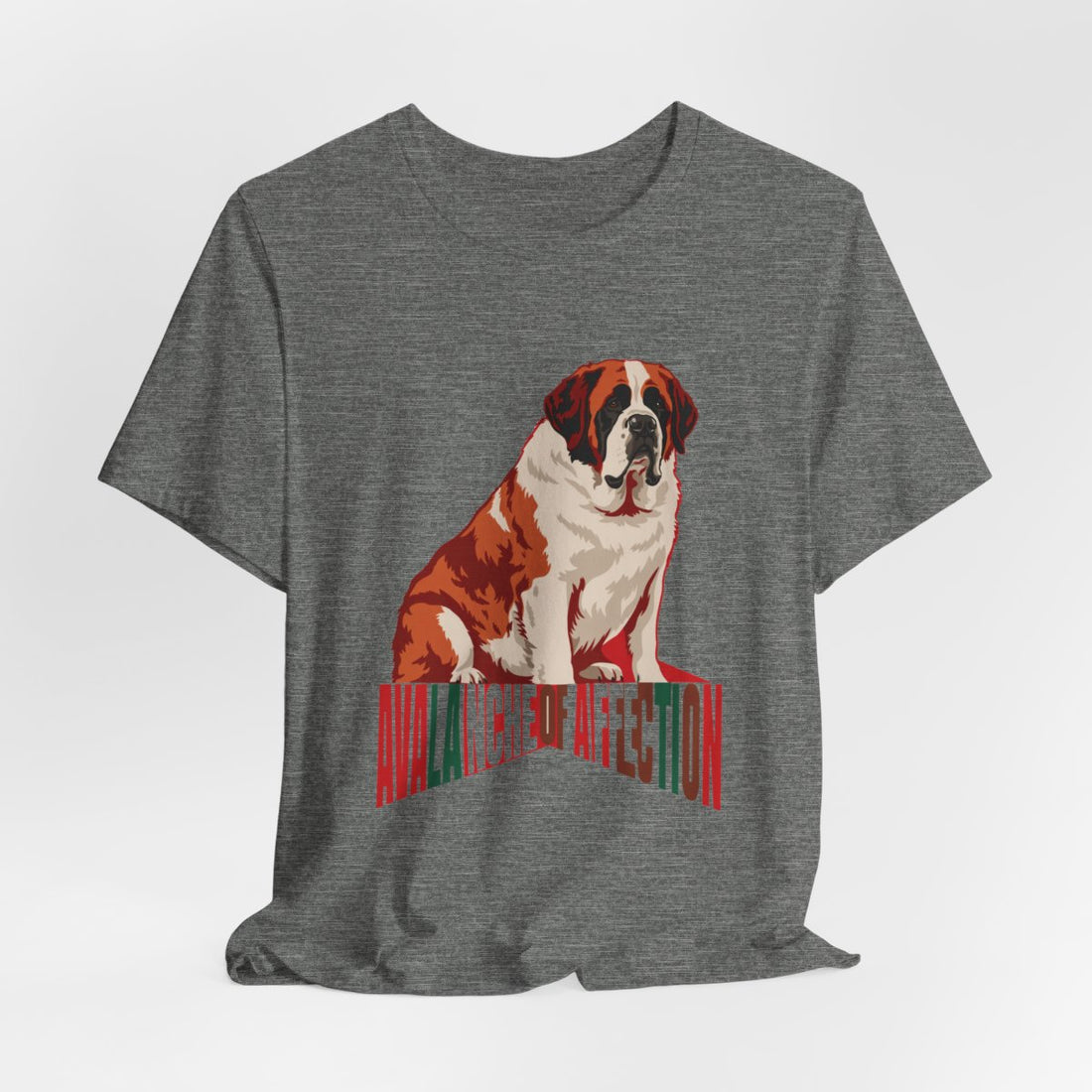 Deep Heather — Hanging | Saint Bernard 'Avalanche Of Affection' Tee