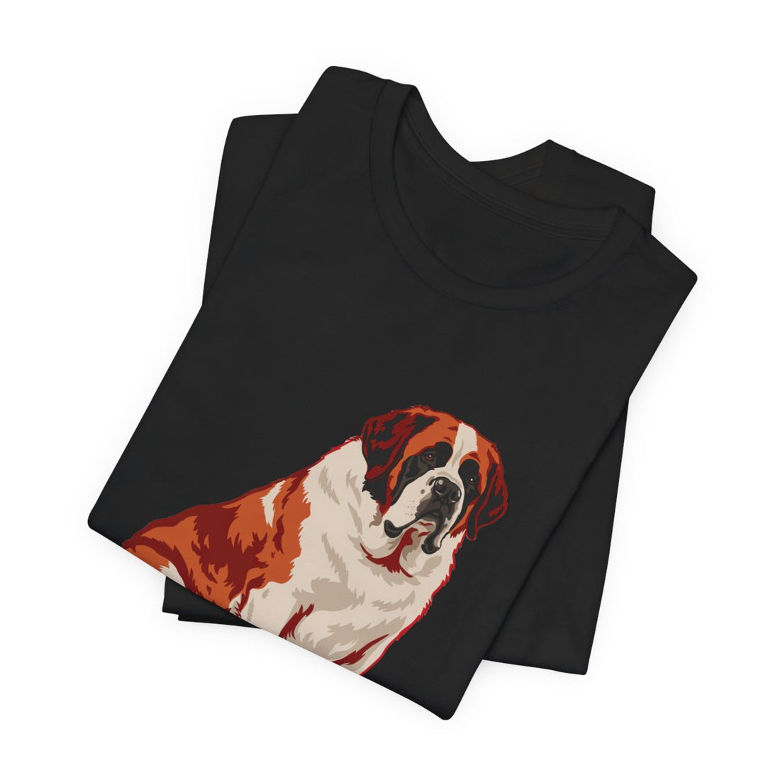 Black — Folded | Saint Bernard 'Avalanche Of Affection' Tee