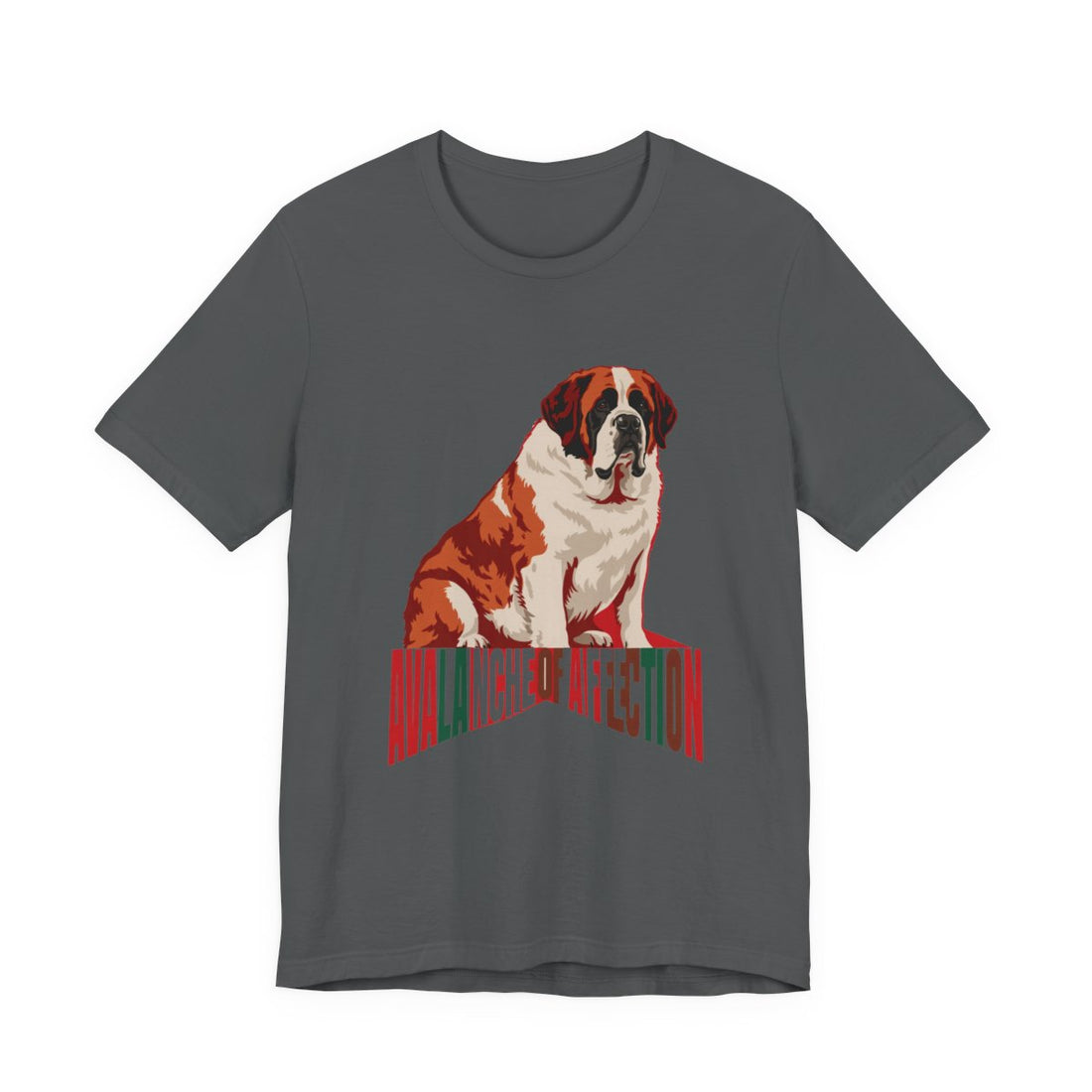 Asphalt — Front | Saint Bernard 'Avalanche Of Affection' Tee