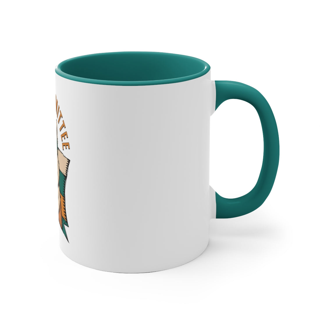 Green — Right side | Samoyed Smile Committee Accent Mug