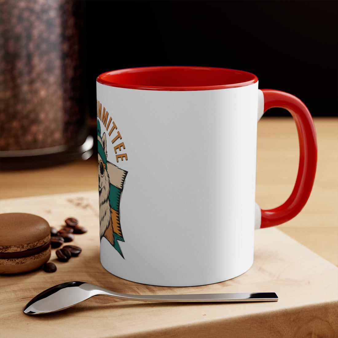 Red — Lifestyle | Samoyed Smile Committee Accent Mug