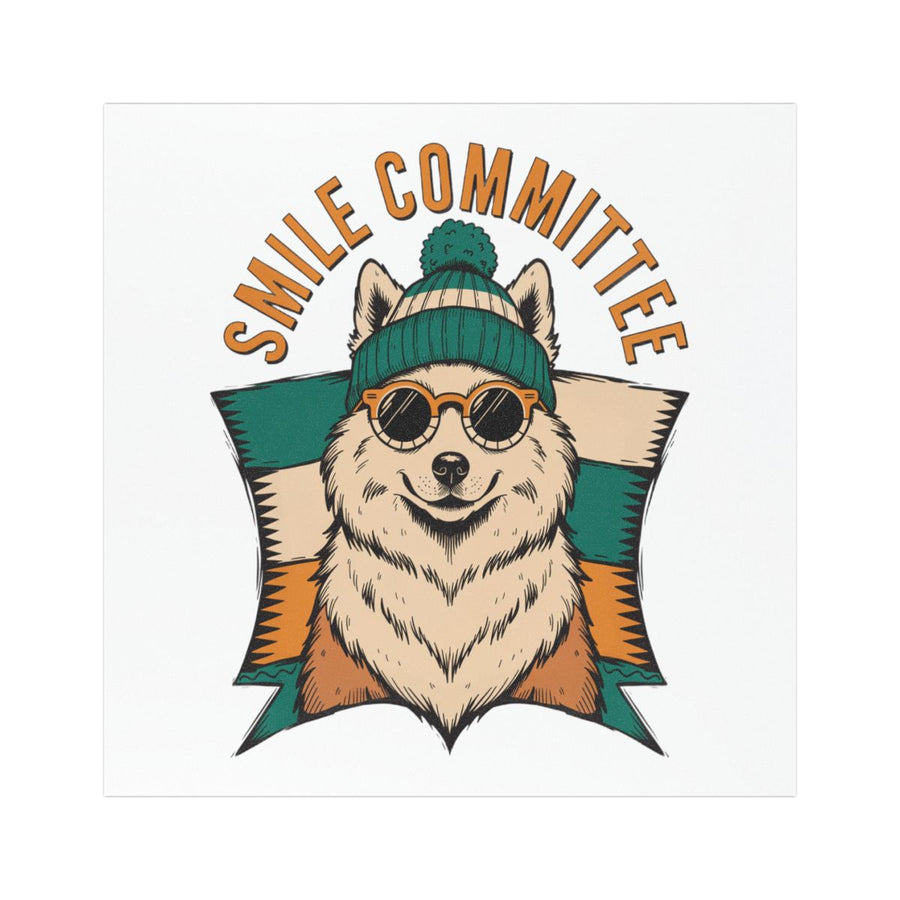 Samoyed Smile Committee Car Magnet