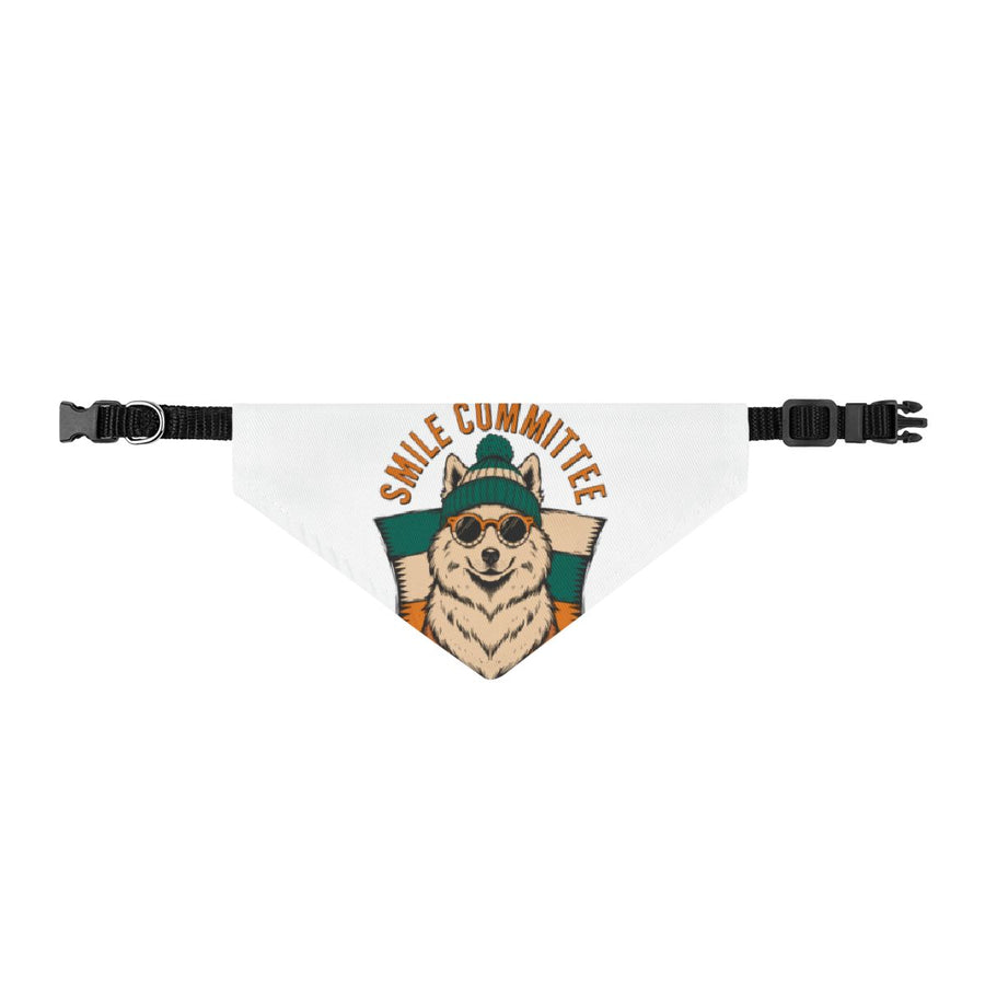 Samoyed Smile Committee Clip-On Bandana