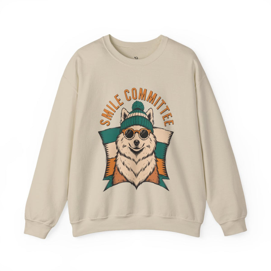 Samoyed Smile Committee Crewneck