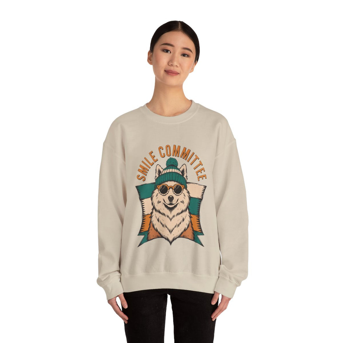 Sand — Lifestyle | Samoyed Smile Committee Crewneck