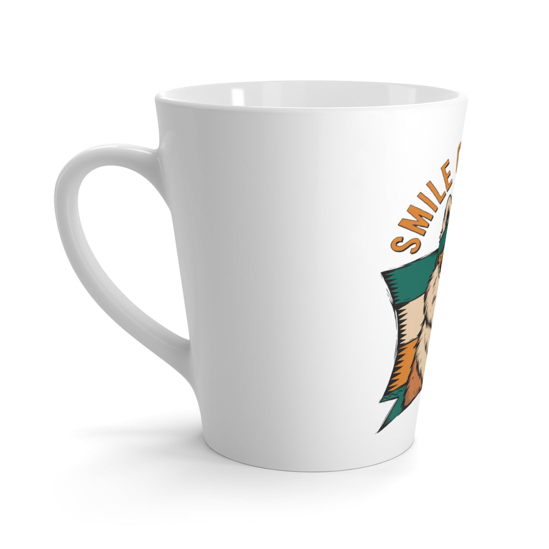 Left side | Samoyed Smile Committee Latte Mug