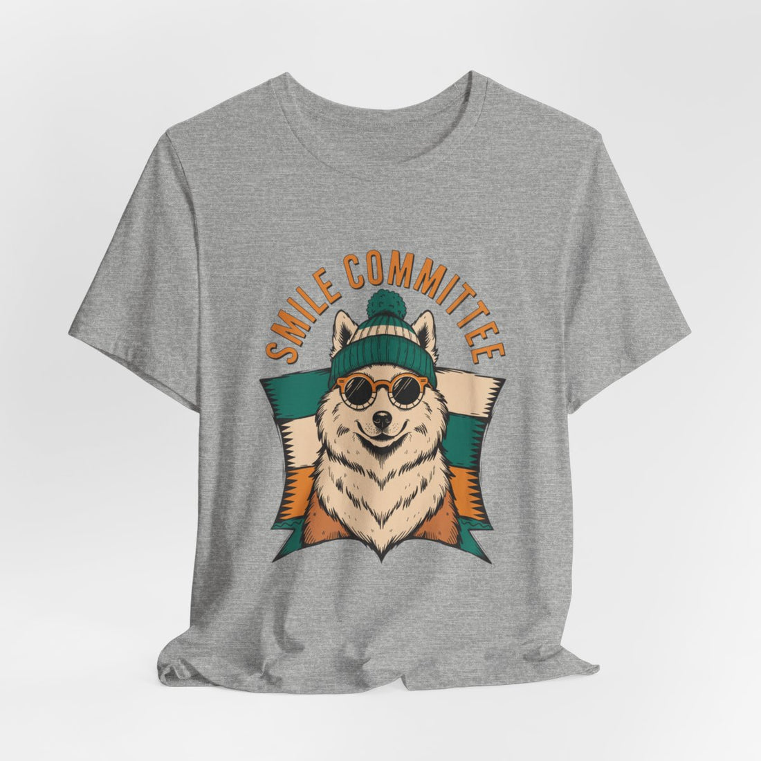 Athletic Heather — Hanging | Samoyed Smile Committee Men's Tee