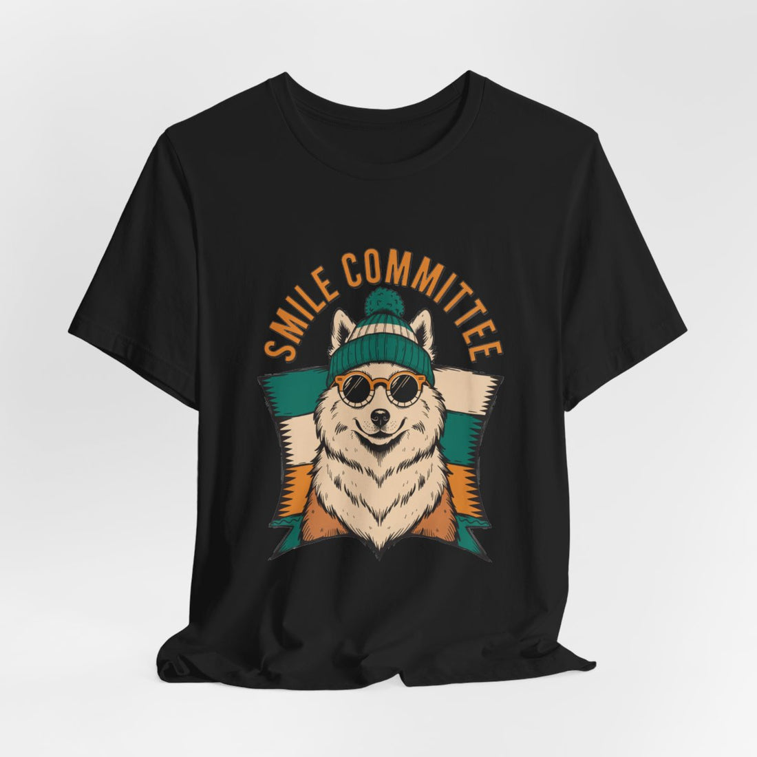Black — Hanging | Samoyed Smile Committee Men's Tee