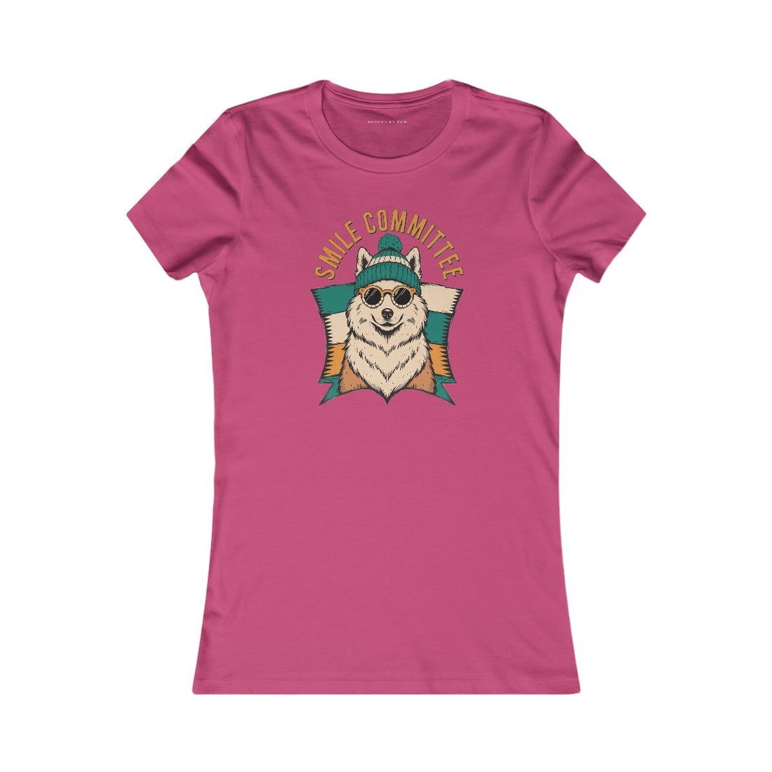 Berry — Front | Samoyed Smile Committee Women's Tee
