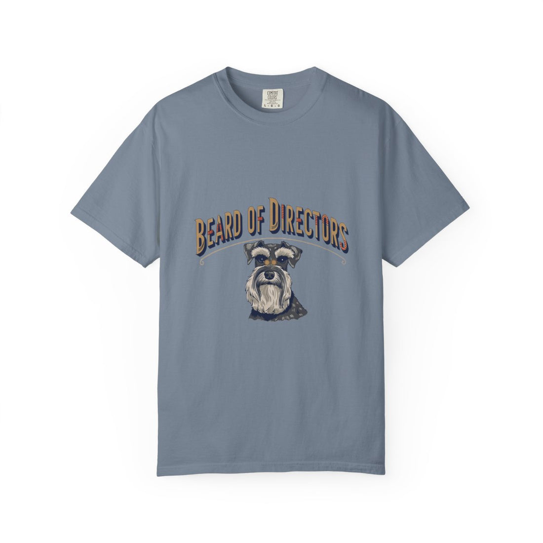 Blue Jean — Front | Schnauzer 'Beard Of Directors' Garment-Dyed Tee