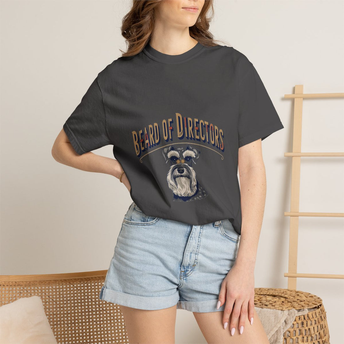Graphite — Lifestyle | Schnauzer 'Beard Of Directors' Garment-Dyed Tee