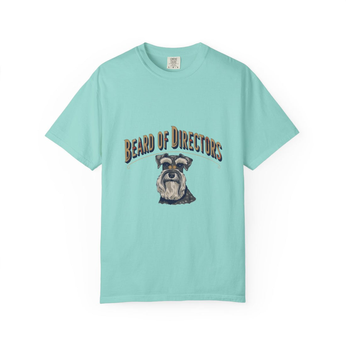 Chalky Mint — Front | Schnauzer 'Beard Of Directors' Garment-Dyed Tee