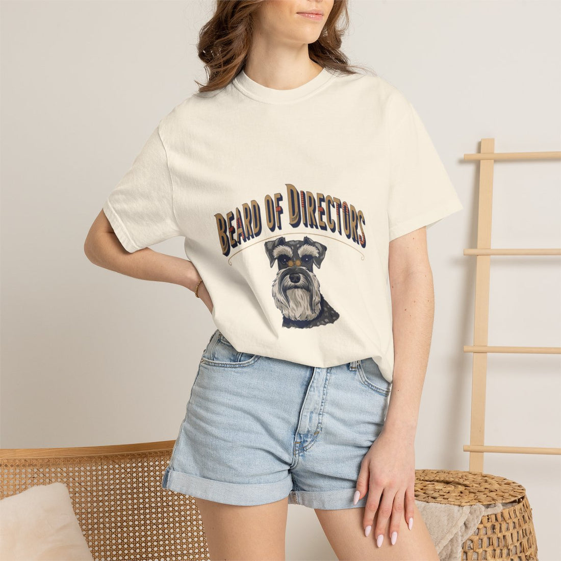 Ivory — Lifestyle | Schnauzer 'Beard Of Directors' Garment-Dyed Tee