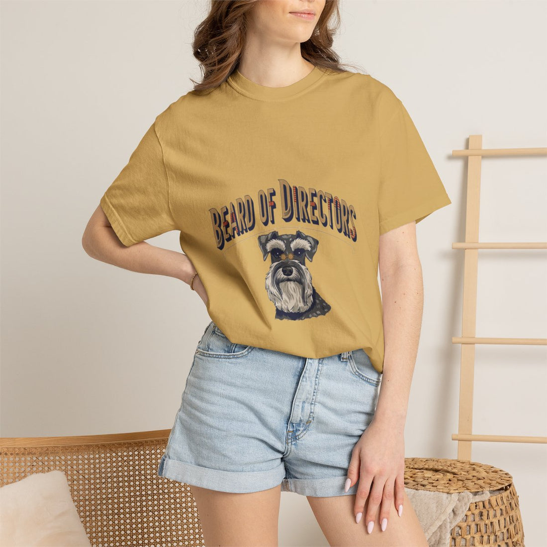 Mustard — Lifestyle | Schnauzer 'Beard Of Directors' Garment-Dyed Tee