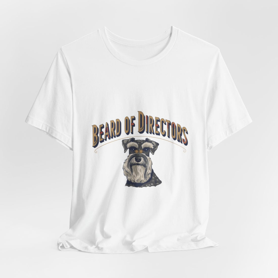 White — Hanging | Schnauzer 'Beard Of Directors' Tee