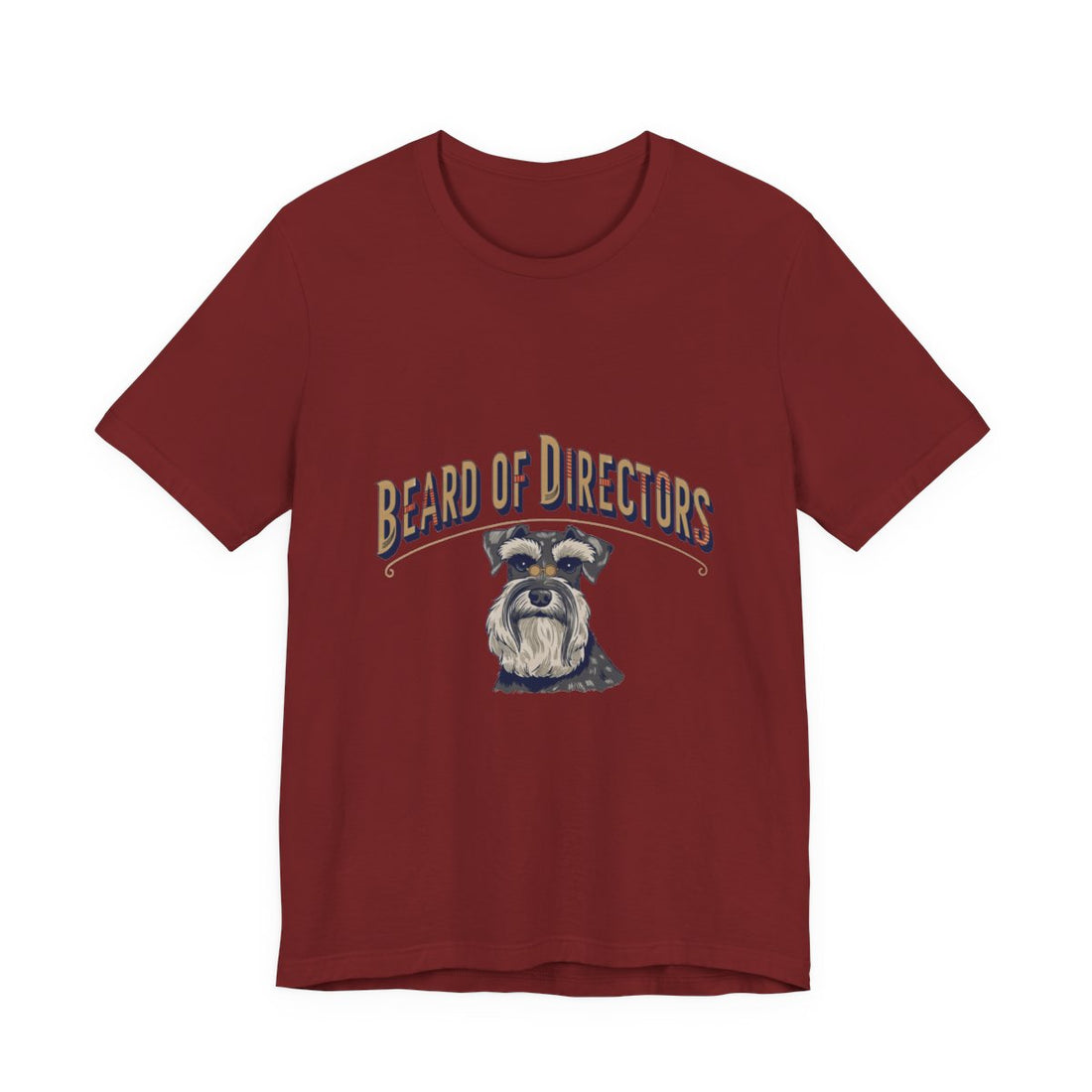 Cardinal — Front | Schnauzer 'Beard Of Directors' Tee
