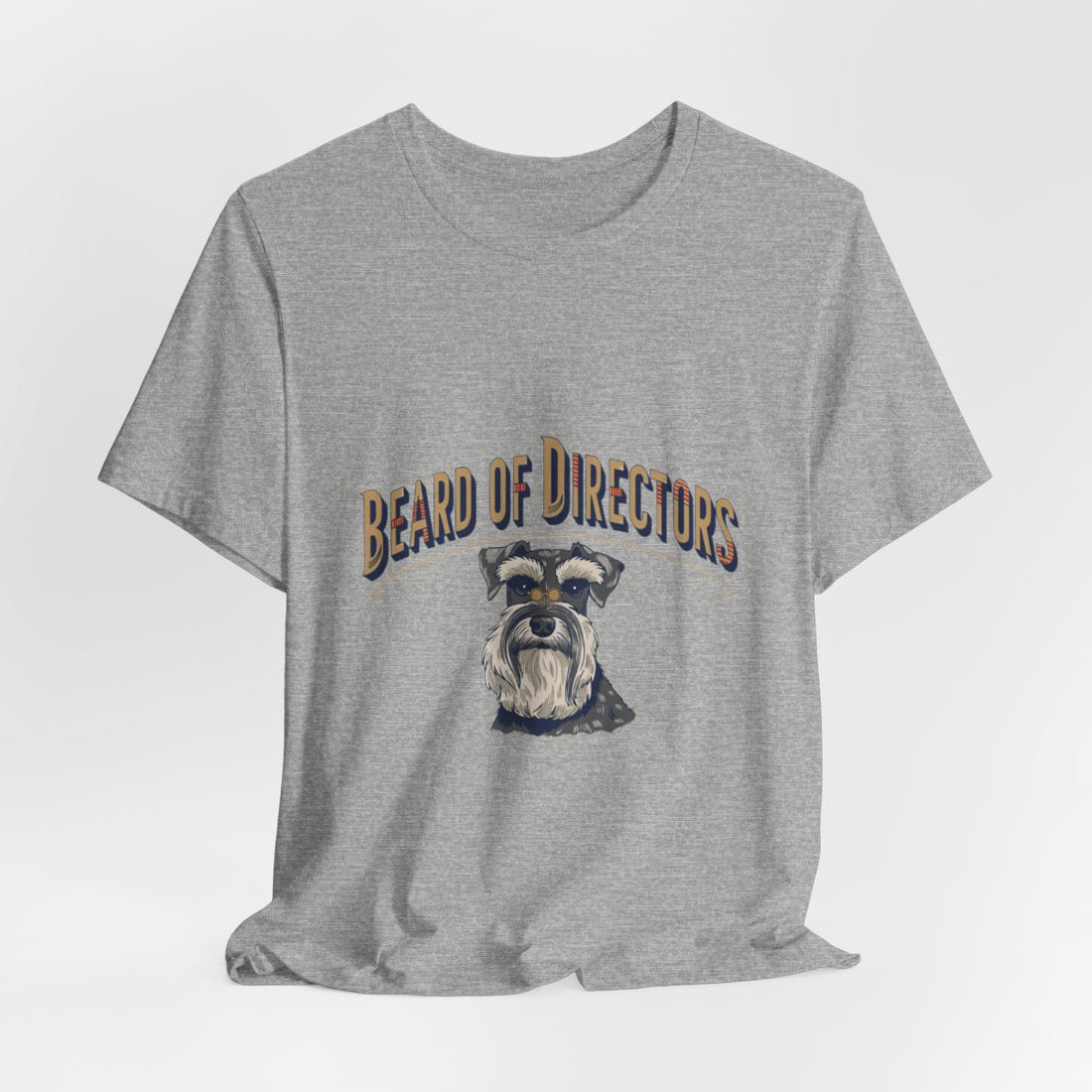 Athletic Heather — Hanging | Schnauzer 'Beard Of Directors' Tee