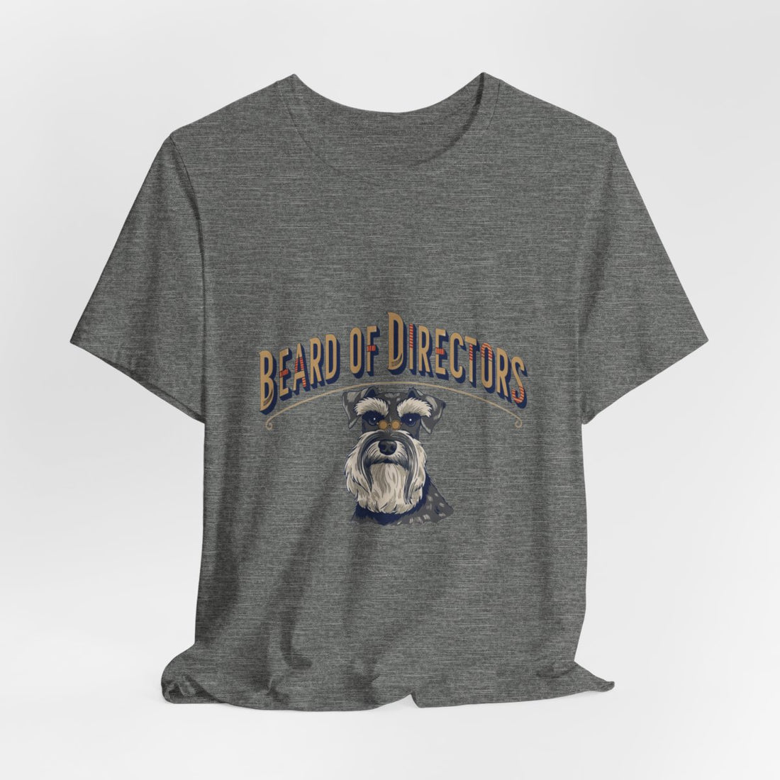 Deep Heather — Hanging | Schnauzer 'Beard Of Directors' Tee