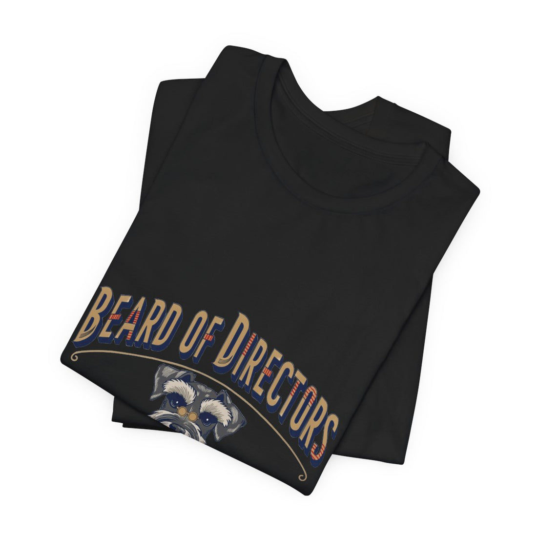 Black — Folded | Schnauzer 'Beard Of Directors' Tee