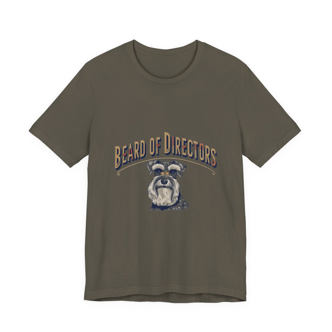 Army — Front | Schnauzer 'Beard Of Directors' Tee