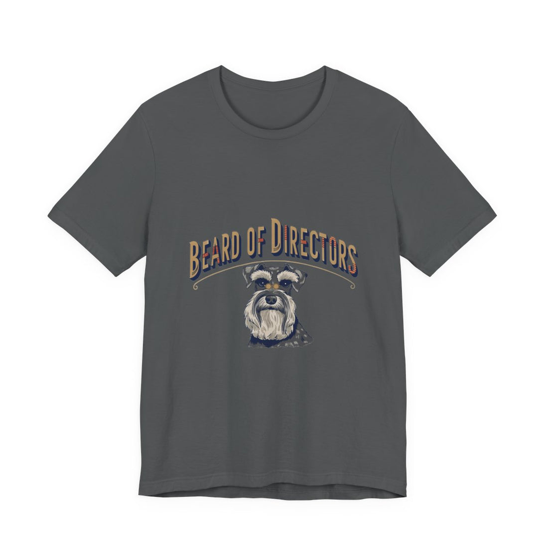 Asphalt — Front | Schnauzer 'Beard Of Directors' Tee