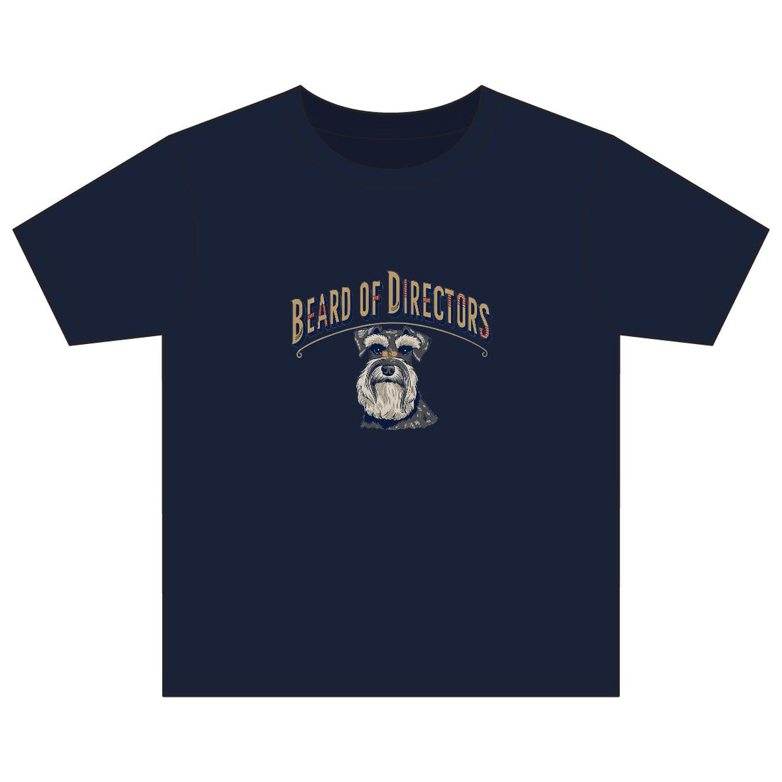 Navy — Front | Schnauzer 'Beard Of Directors' Youth Tee