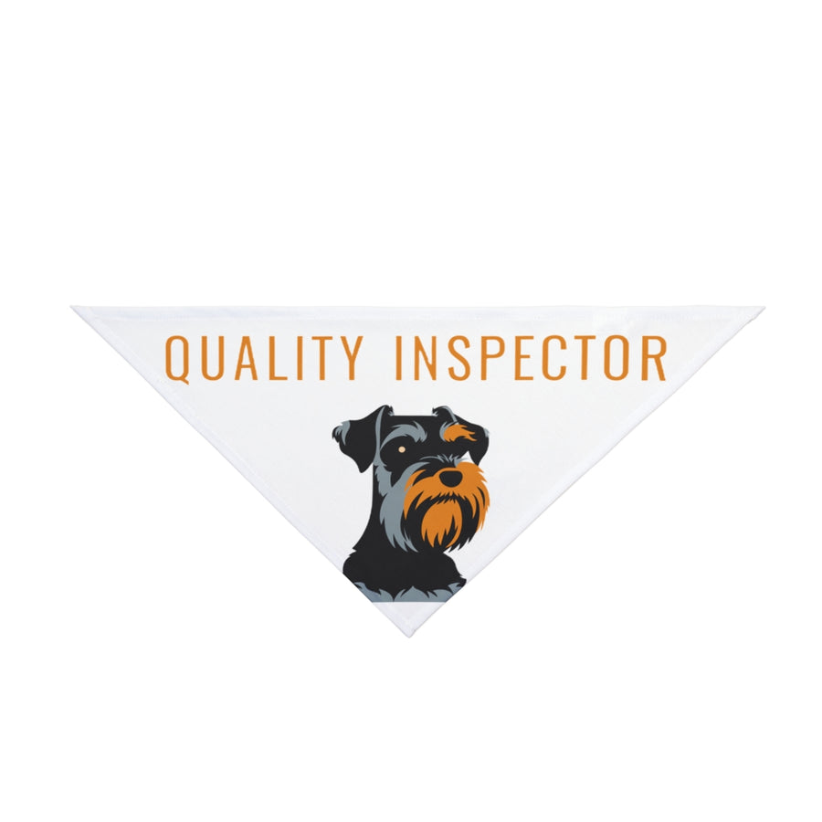 Schnauzer Quality Inspector Bandana