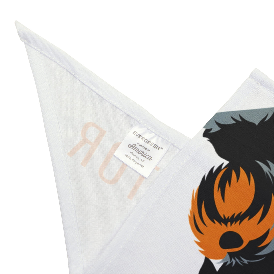 27" × 13" — Detail | Schnauzer Quality Inspector Bandana