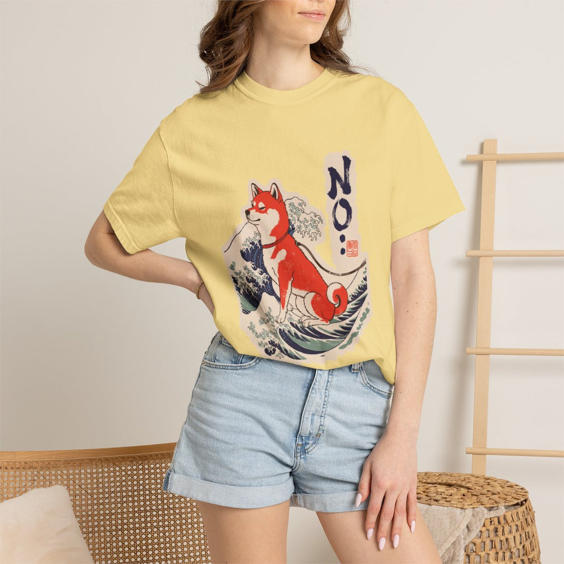 Butter — Lifestyle | Shiba Inu 'No.' Garment-Dyed Tee