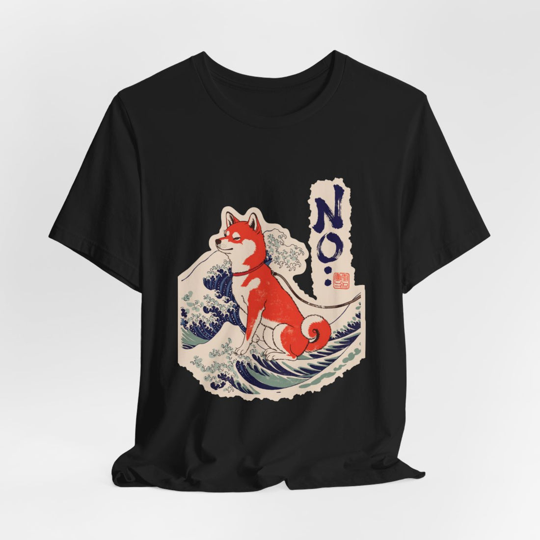 Black — Hanging | Shiba Inu 'No.' Tee
