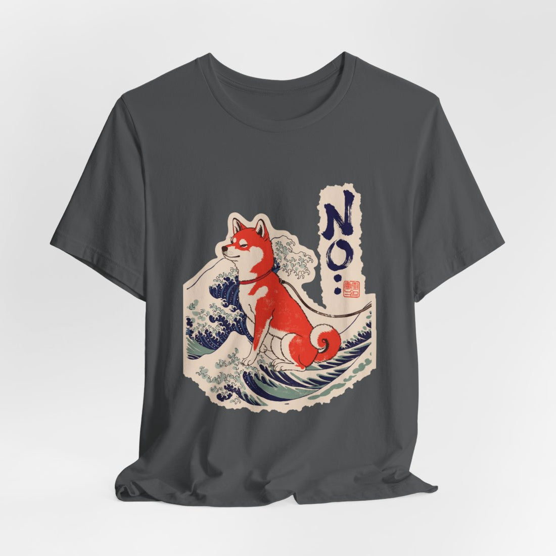 Asphalt — Hanging | Shiba Inu 'No.' Tee
