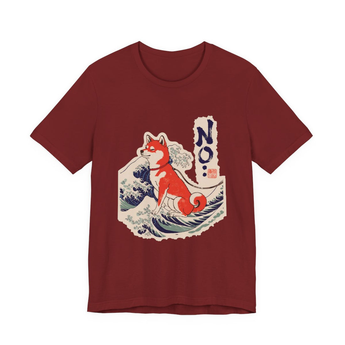 Cardinal — Front | Shiba Inu 'No.' Tee