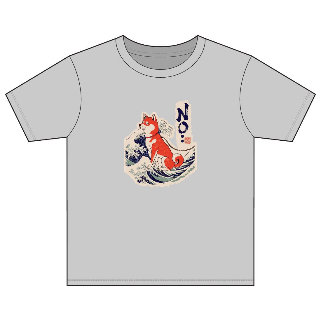 Sport Grey — Front | Shiba Inu 'No.' Youth Tee