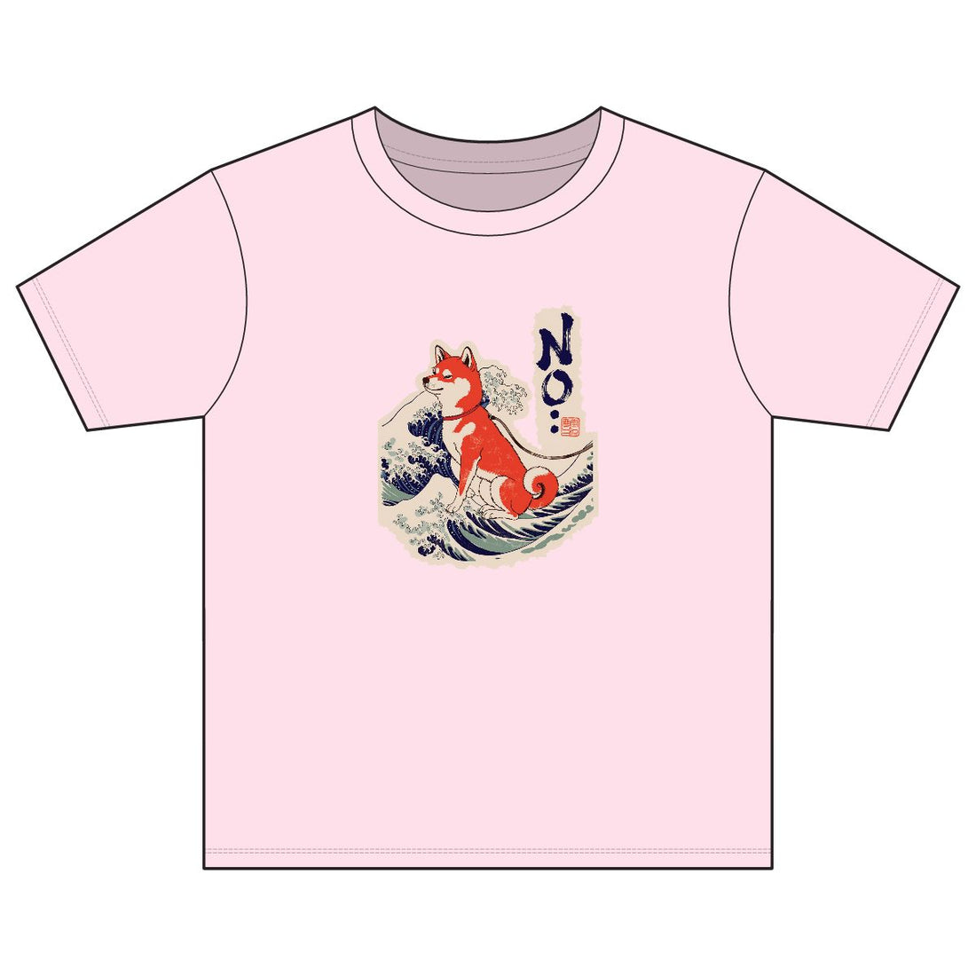 Light Pink — Front | Shiba Inu 'No.' Youth Tee