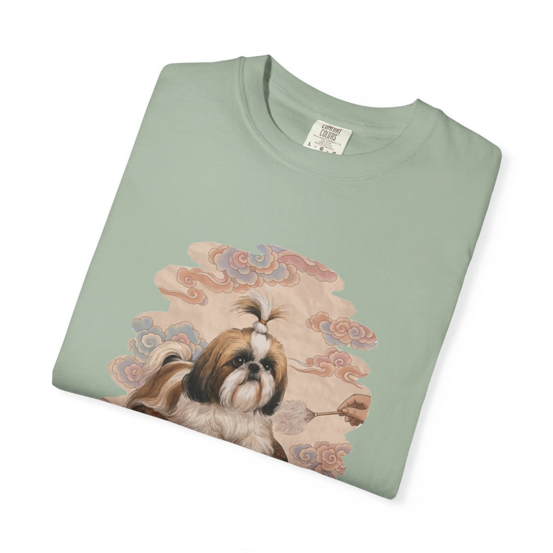 Bay — Folded | Shih Tzu 'Tiny Emperor' Garment-Dyed Tee
