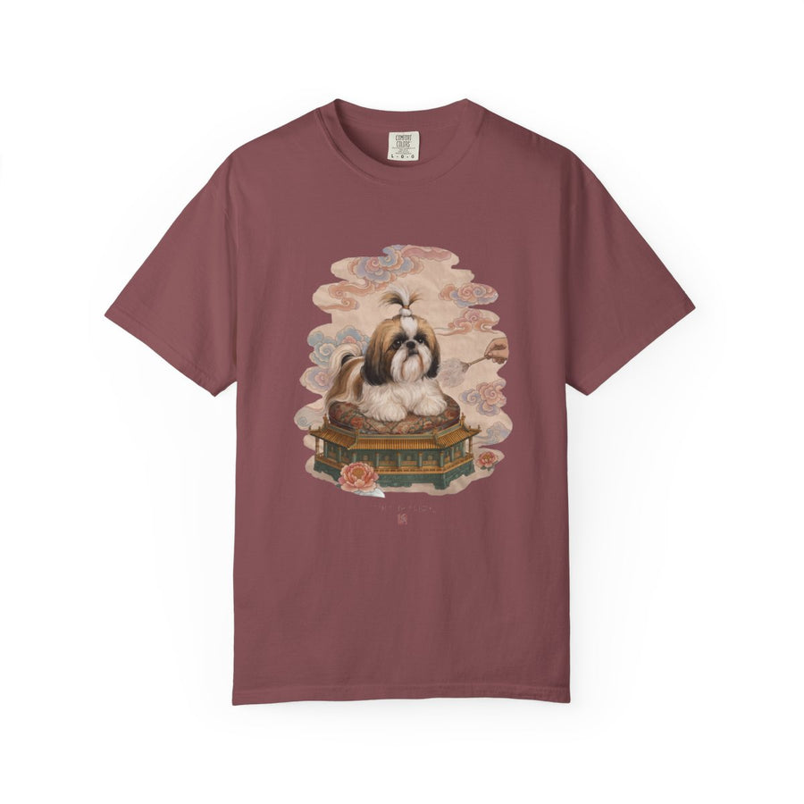 Shih Tzu 'Tiny Emperor' Garment-Dyed Tee