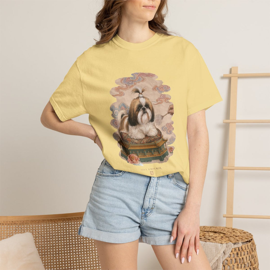 Butter — Lifestyle | Shih Tzu 'Tiny Emperor' Garment-Dyed Tee