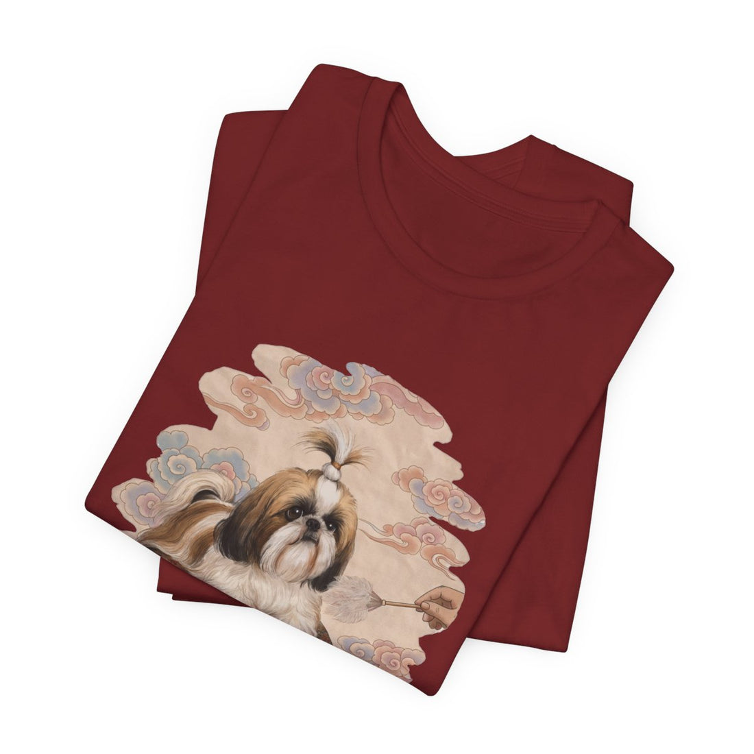 Cardinal — Folded | Shih Tzu 'Tiny Emperor' Tee