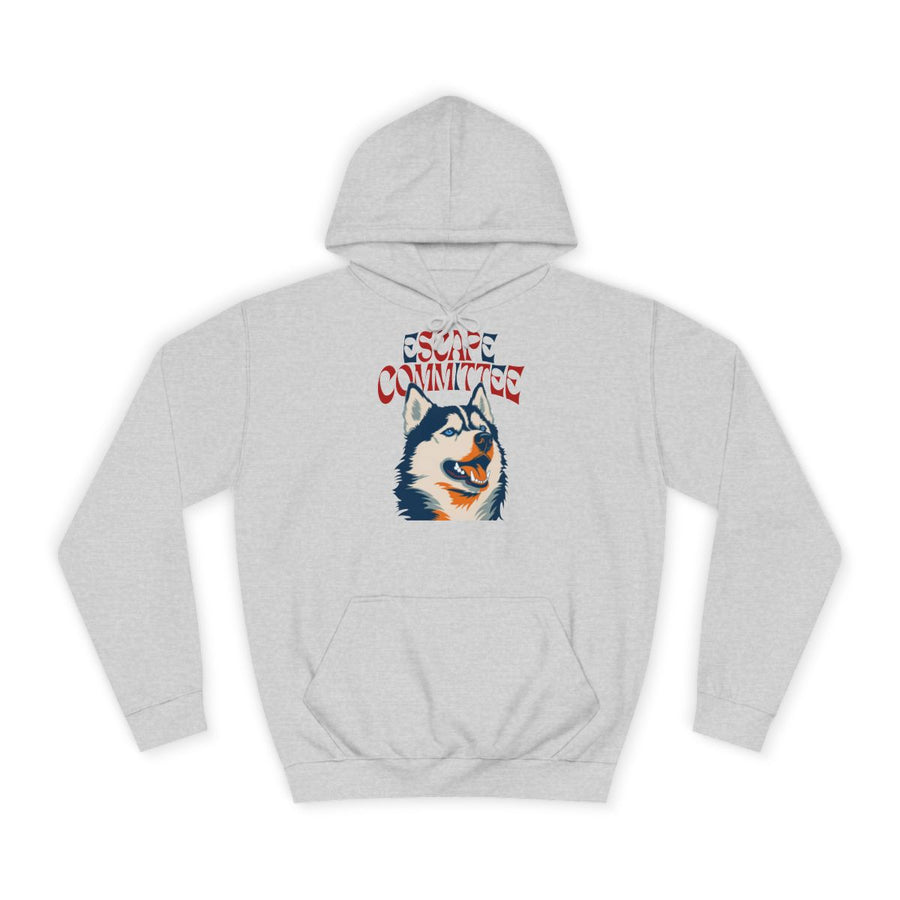 Siberian Husky Escape Committee Hoodie