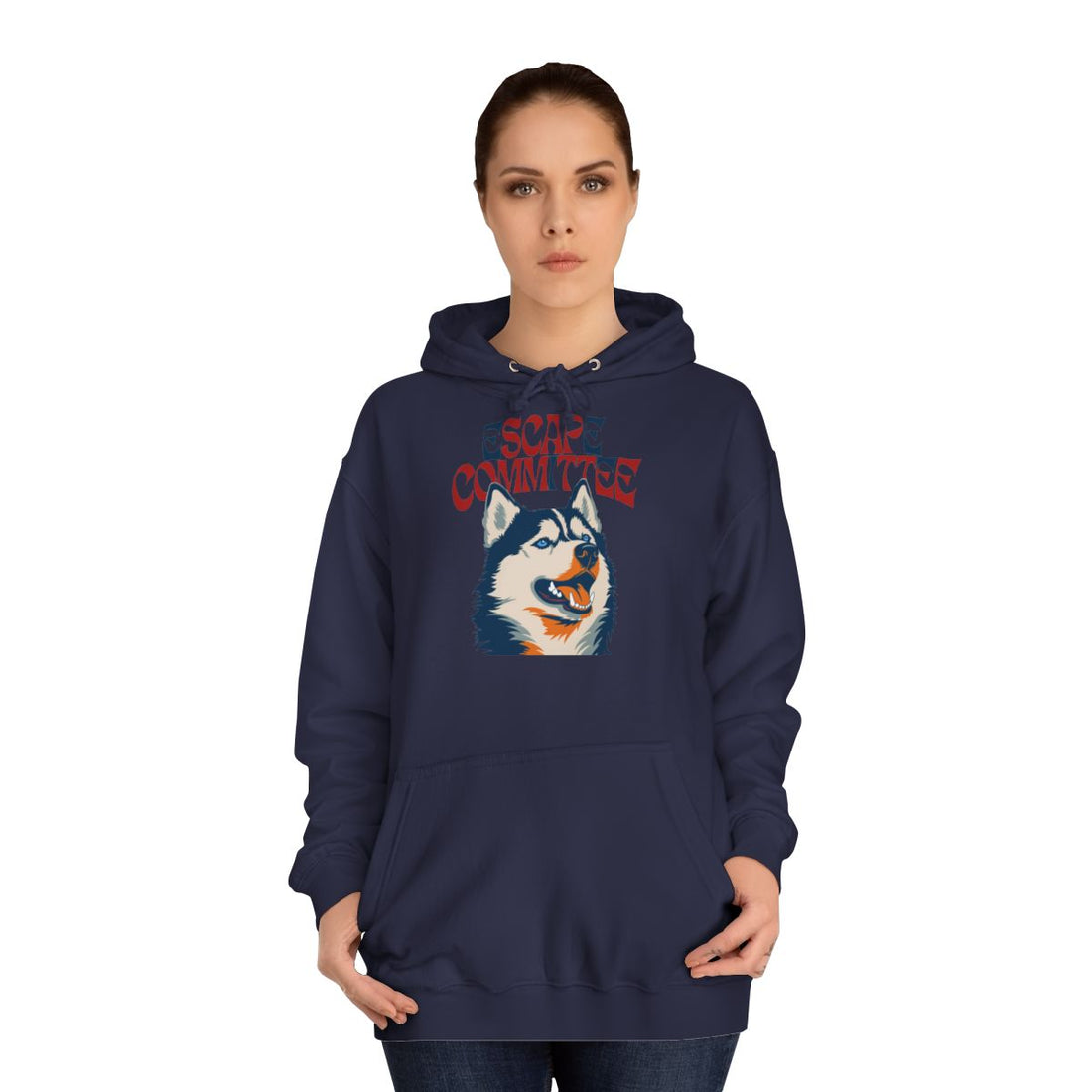 Oxford Navy — Lifestyle | Siberian Husky Escape Committee Hoodie