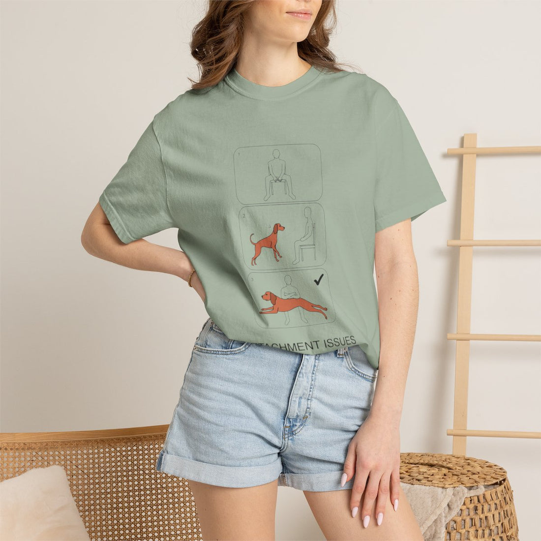 Bay — Lifestyle | Vizsla 'Attachment Issues' Garment-Dyed Tee