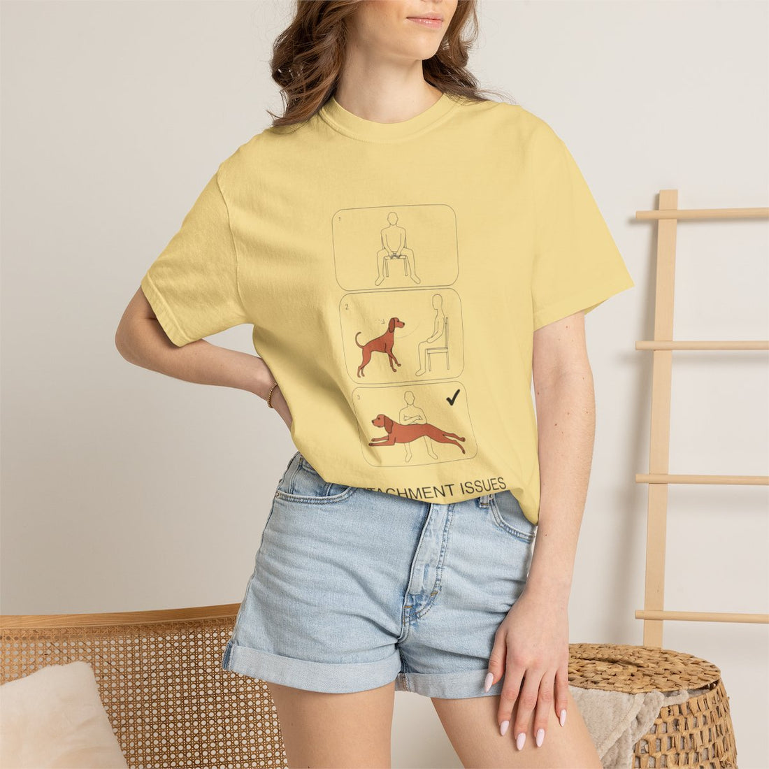 Butter — Lifestyle | Vizsla 'Attachment Issues' Garment-Dyed Tee