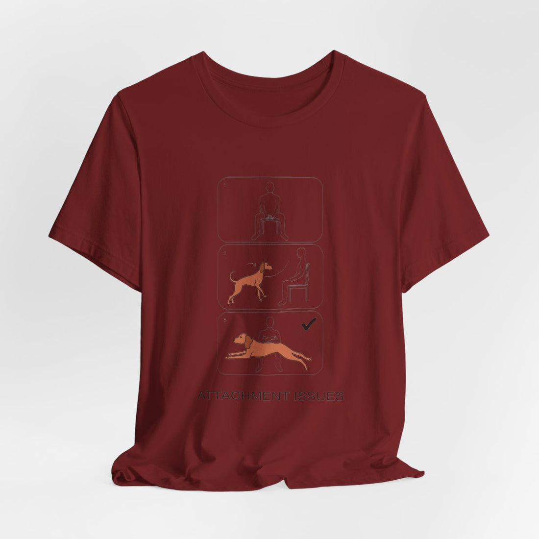 Cardinal — Hanging | Vizsla 'Attachment Issues' Tee