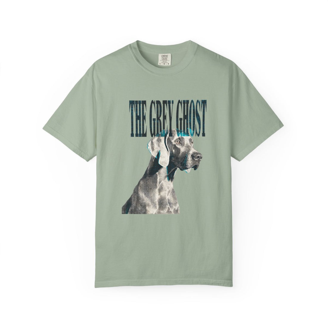 Bay — Front | Weimaraner 'The Grey Ghost' Garment-Dyed Tee