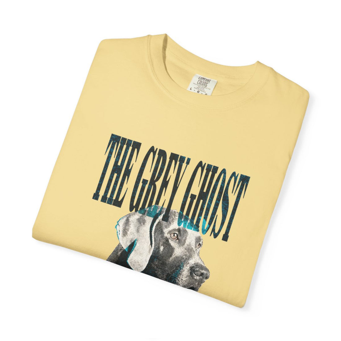 Butter — Folded | Weimaraner 'The Grey Ghost' Garment-Dyed Tee