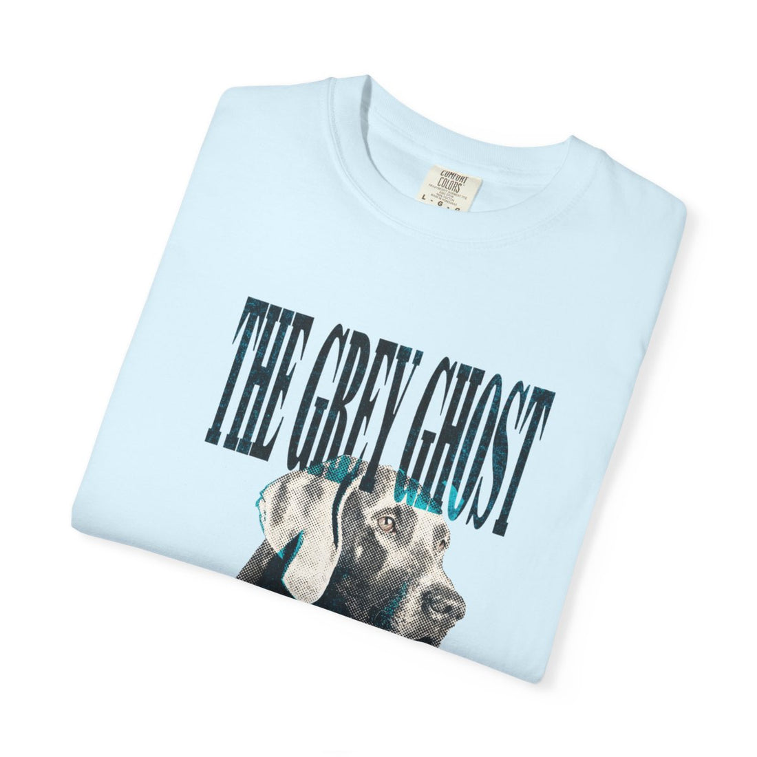 Chambray — Folded | Weimaraner 'The Grey Ghost' Garment-Dyed Tee