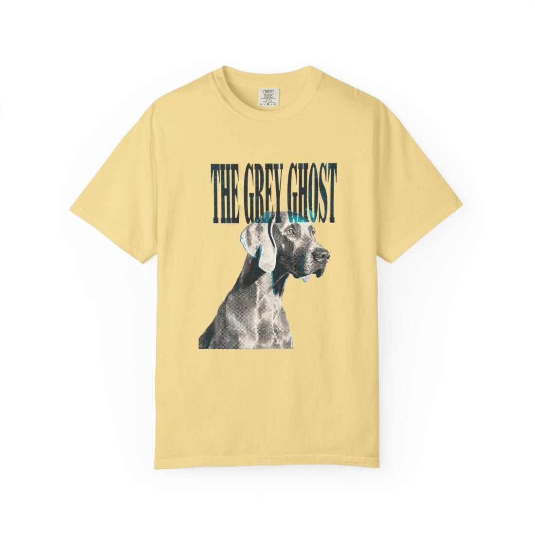 Butter — Front | Weimaraner 'The Grey Ghost' Garment-Dyed Tee