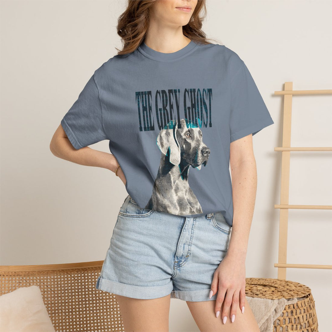 Blue Jean — Lifestyle | Weimaraner 'The Grey Ghost' Garment-Dyed Tee