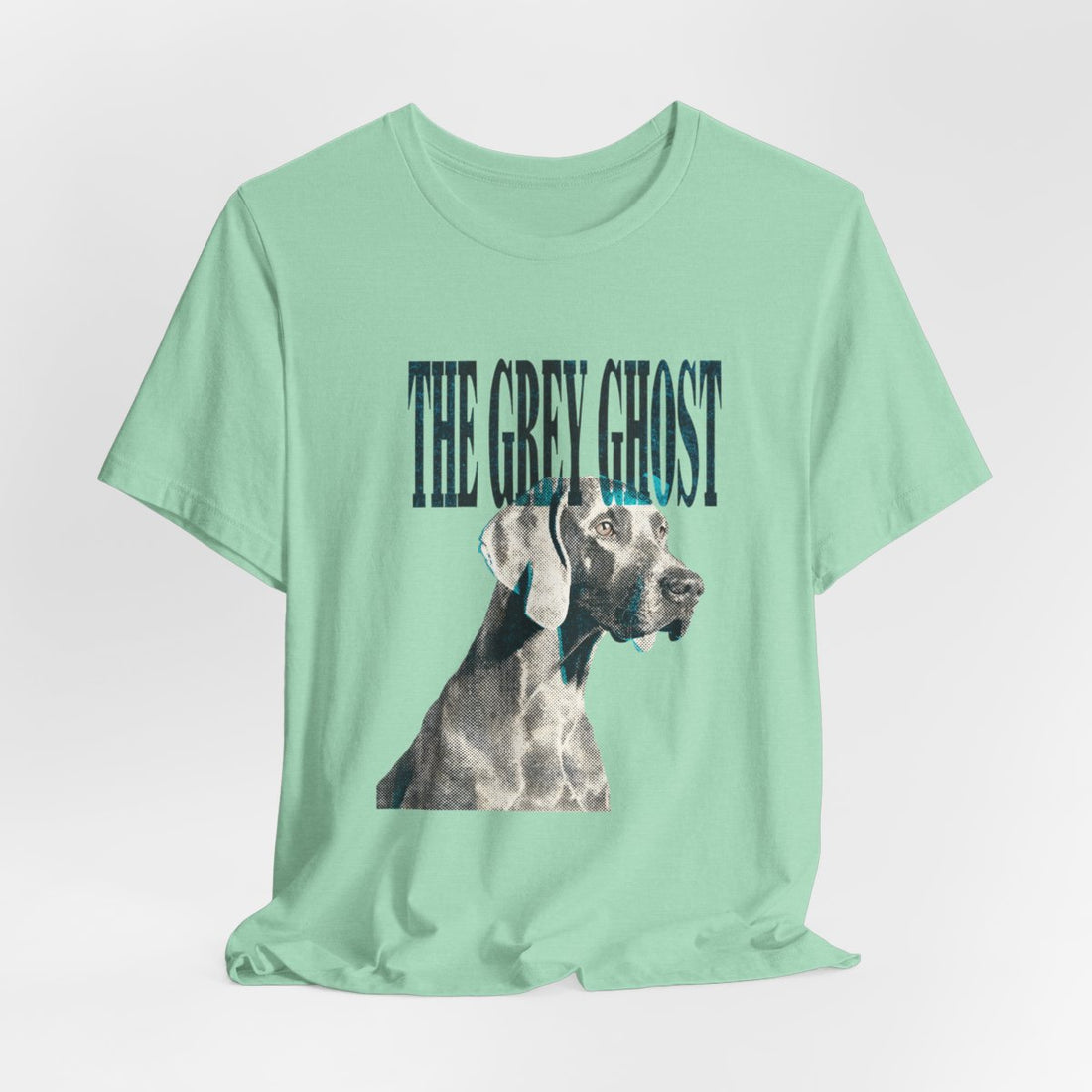 Heather Mint — Hanging | Weimaraner 'The Grey Ghost' Tee