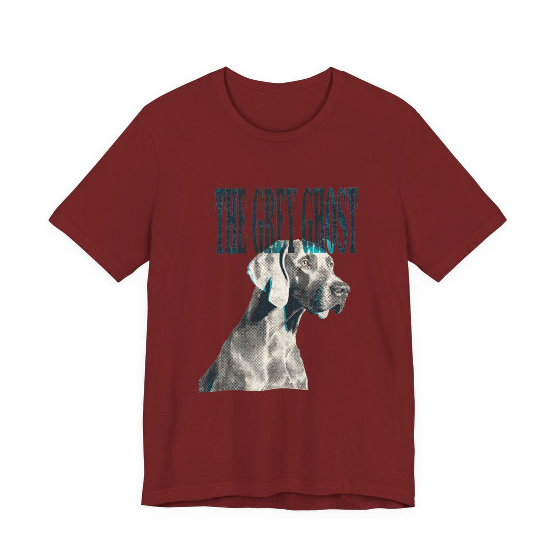 Cardinal — Front | Weimaraner 'The Grey Ghost' Tee